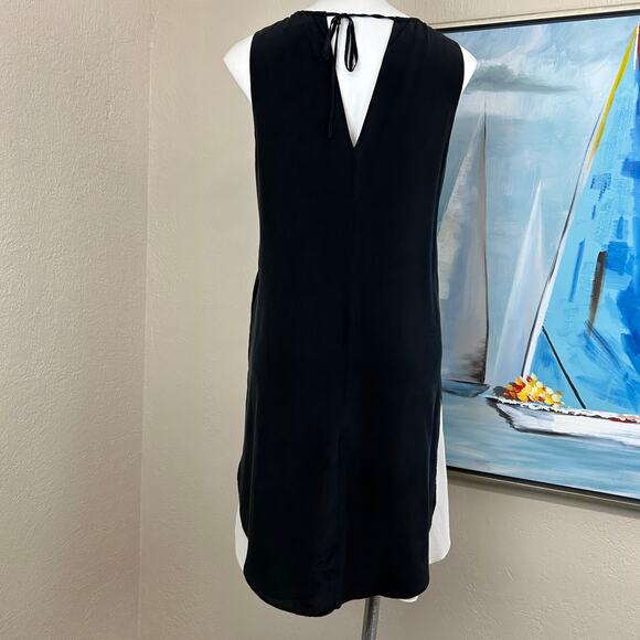 Eileen Fisher Dress Sleeveless double-layer silk cocktail dress Size PM - Picture 4 of 6